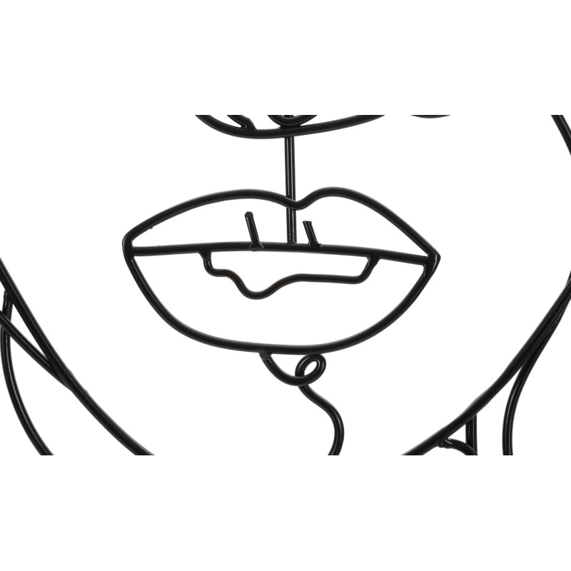 Panneau mural FACE – Décoration artistique (57,5 x 1,3 x 80 cm)