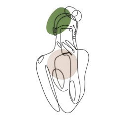 Panneau mural LADY COLOR – Raffinement coloré (40 x 1,3 x 80 cm)