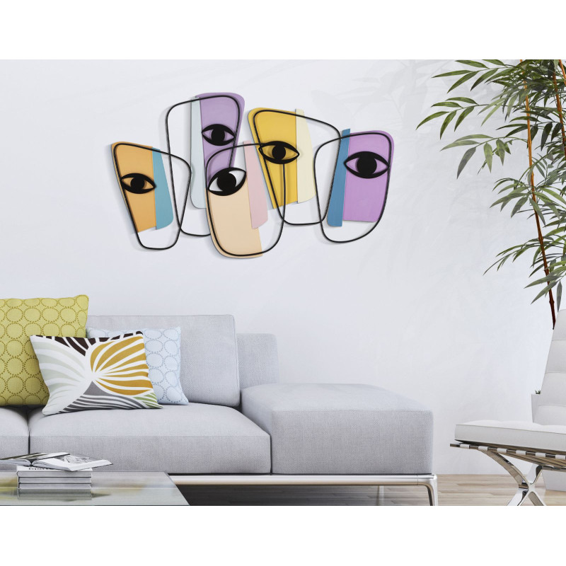 Panneau mural YEUX – A – Intense et captivant (120 x 2 x 72 cm)