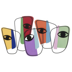 Panneau mural YEUX – B – Variation artistique (120 x 2 x 72 cm)