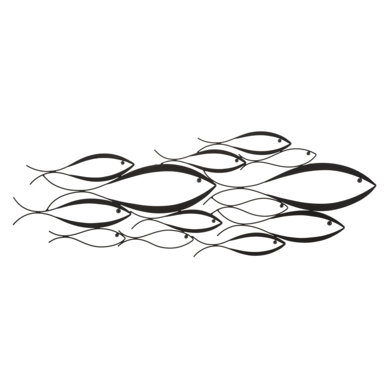 Panneau mural POISSON – Élégance suspendue (100 x 1 x 35 cm)