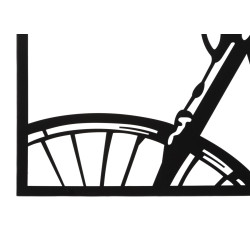 Ensemble de panneaux mural pour vélo – Lot de 3 pièces, style moderne (40 x 1,3 x 60 cm / taille d’une pièce unique)