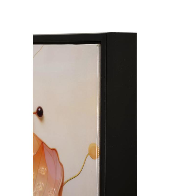 Tableau mural laqué avec cadre NARCY – A – Luxe contemporain (82 x 4 x 82 cm)