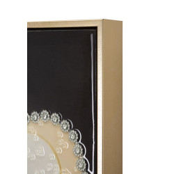 Tableau mural laqué avec cadre CHAPEAU VIENNAIS – A – Originalité design (62 x 4 x 92 cm)