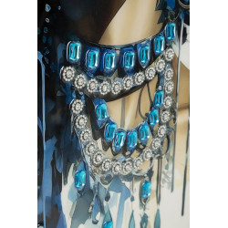 Tableau mural laqué avec cadre ALTEA – A – Raffinement coloré (82 x 4 x 82 cm)