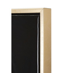 Tableau mural laqué avec cadre BAD BULLY – B – Variation dynamique (42,5 x 2,8 x 82,5 cm)