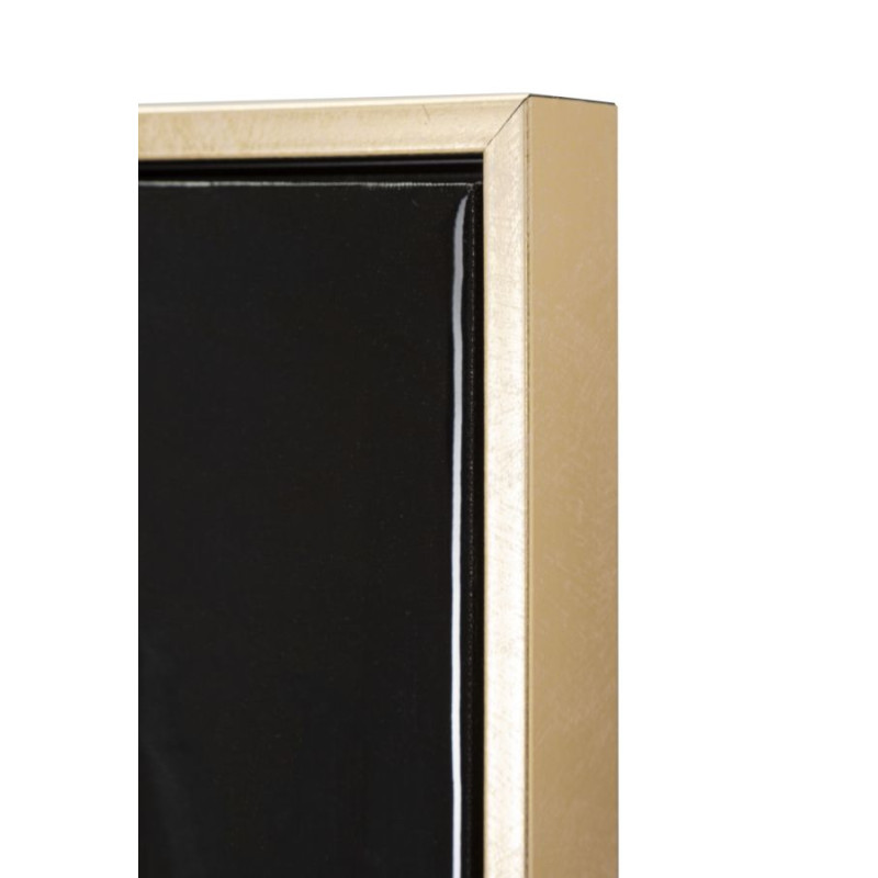 Tableau mural laqué avec cadre BAD BULLY – B – Variation dynamique (42,5 x 2,8 x 82,5 cm)