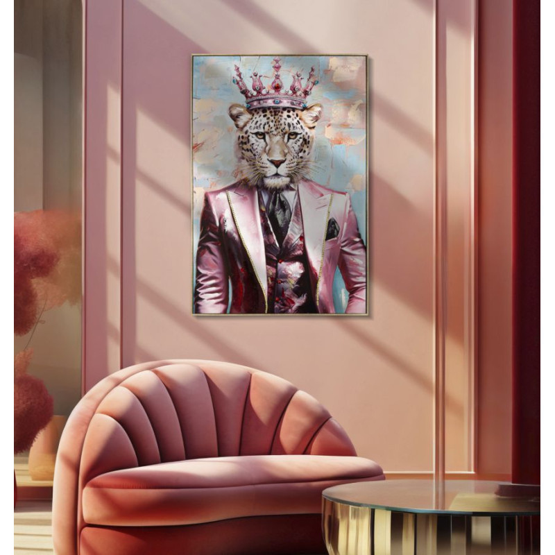 Tableau mural avec cadre – B – Élégance et modernité (82 x 4,5 x 122 cm)