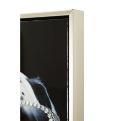 Tableau mural laqué avec sécurité à cadre – Élégance et protection (53 x 3 x 73 cm)