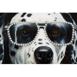 Tableau mural laqué avec sécurité à cadre – Élégance et protection (53 x 3 x 73 cm)