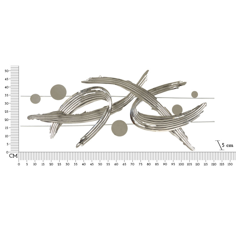 Panneau mural en fer MONDRIAN – Design moderne et coloré (121 x 5 x 52 cm)