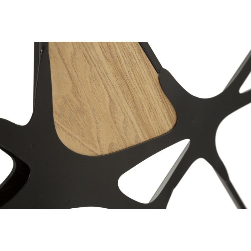 Panneau mural en fer ABSY – Minimalisme raffiné pour un mur stylé (114 x 2 x 80 cm)