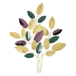 Panneau mural coloré – Explosion de couleurs et énergie vibrante (81,9 x 3,8 x 97 cm)