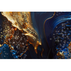 Impression sur toile laquée Andromède A – L’univers sur votre mur (60 x 4 x 90 cm)