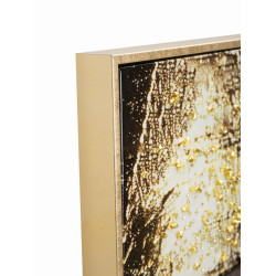 Toile laquée Nairobi B – Chic et raffinement mural (52 x 4 x 102 cm)