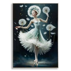 Tableau sur toile laquée B – Style contemporain et finesse (72 x 4 x 102 cm)