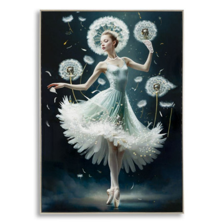 Tableau sur toile laquée B – Style contemporain et finesse (72 x 4 x 102 cm)