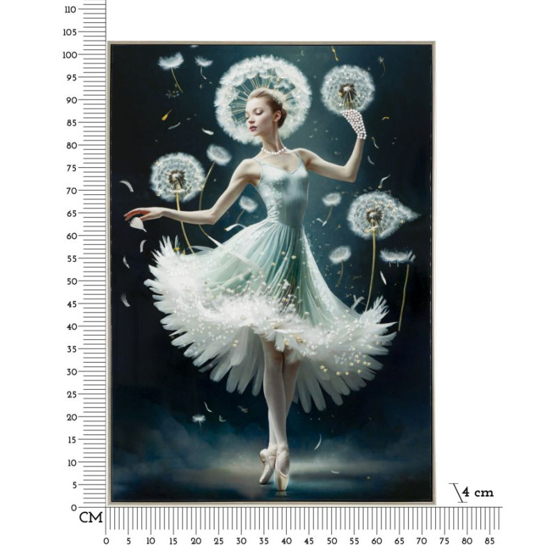 Quadro em tela envernizada B – Estilo contemporâneo e requinte (72 x 4 x 102 cm)