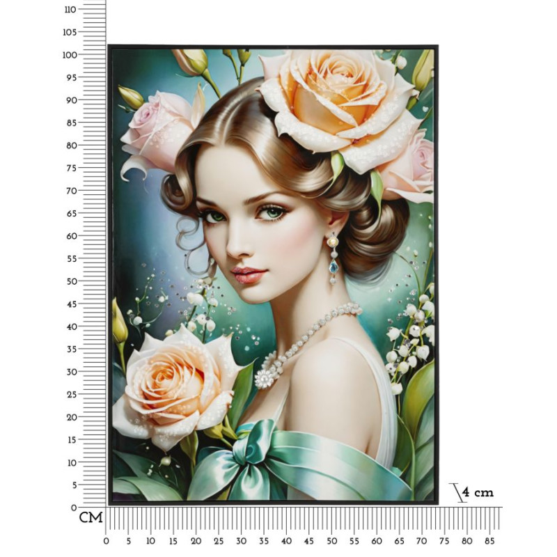 Toile laquée fantaisie B – Colori e originalità decorativa (72 x 4 x 102 cm)