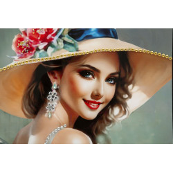 Toile laquée élégante H – Raffinement classique et modernité (52 x 4,5 x 152 cm)