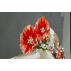 Toile laquée élégante B – Luxe et chic intemporel (52 x 4,5 x 152 cm)