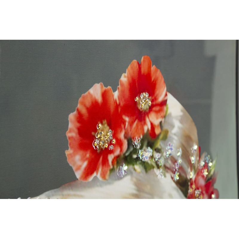 Toile laquée élégante B – Lusso e chic senza tempo (52 x 4,5 x 152 cm)