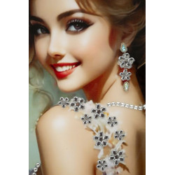 Toile laquée élégante B – Lusso e chic senza tempo (52 x 4,5 x 152 cm)