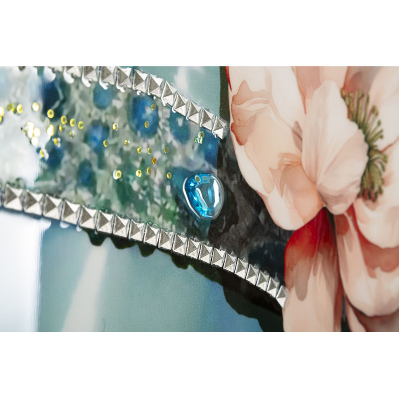 Peinture sur toile laquée PAM B – Élégance et style mural (62 x 4 x 92 cm)