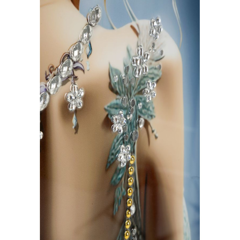 Toile laquée Isabel H – Modernidade e sofisticação mural (72 x 4 x 102 cm)