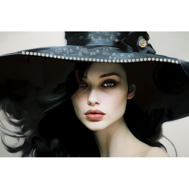 Pintura em tela envernizada Dori A – Criatividade e design de parede (62 x 4 x 92 cm)