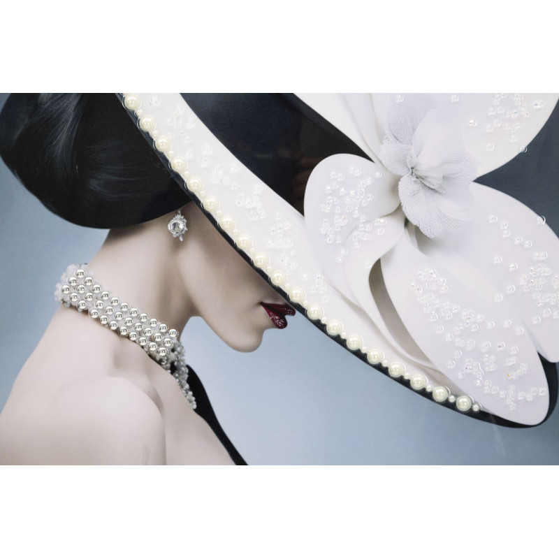 Pintura sobre lienzo lacado Marty H – Lujo artístico y modernidad (62 x 4 x 92 cm)