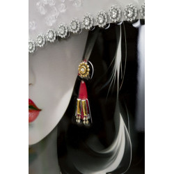 Pittura su tela laccata Marty H – Arte murale accattivante e moderna (62 x 4 x 92 cm)