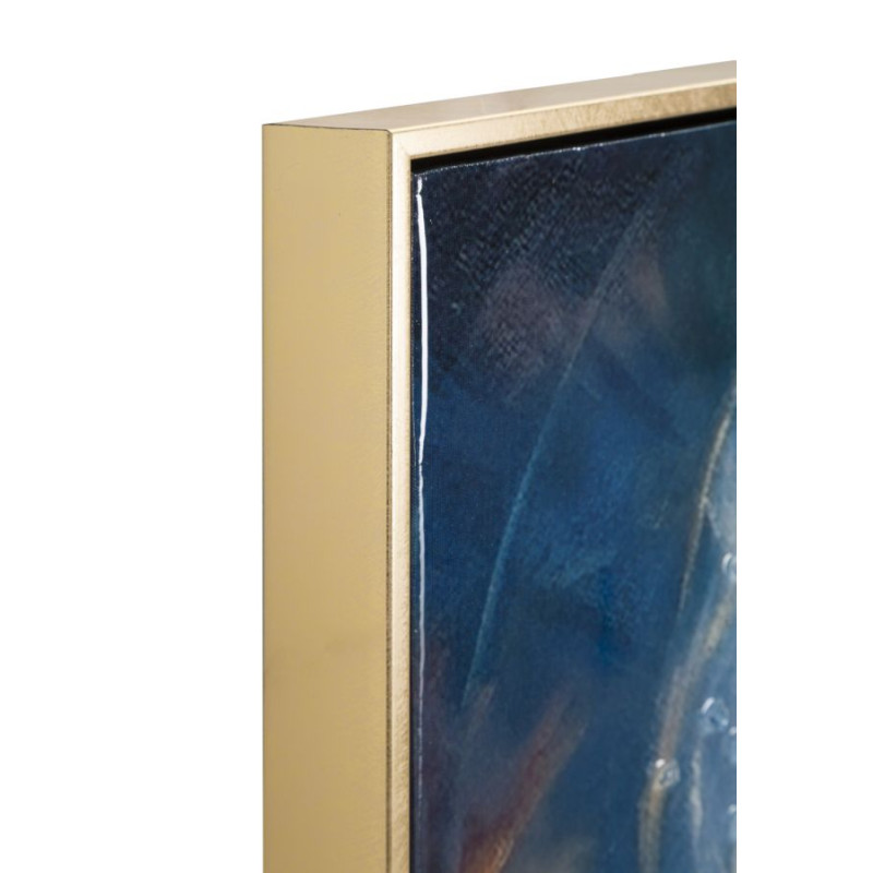 Jesús pintado sobre lienzo lacado con marco – Espiritualidad y diseño (72 x 4 x 102 cm)