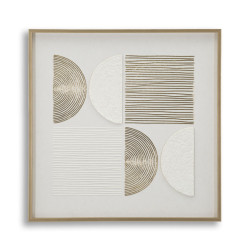 Tableau abstrait sur toile B – Expression artistique moderne (60 x 3 x 60 cm)