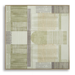 Stampato su tela H – Minimalismo ed eleganza da parete (60 x 3 x 60 cm)