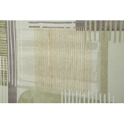 Impreso en lienzo H – Minimalismo y elegancia mural (60 x 3 x 60 cm)