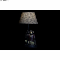Lampe de bureau DKD Home Decor Marron Multicouleur Colonial 220 V 50 W Singe (27 x 25 x 44,5 cm)