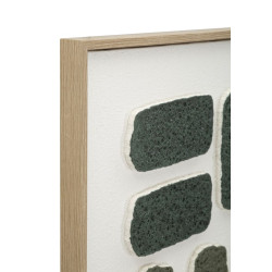 Pittura 3D su tela incorniciata H – Profondità e impatto visivo (60 x 2,9 x 80 cm)