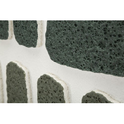 Pintura 3D sobre lienzo enmarcado H – Profundidad e impacto visual (60 x 2,9 x 80 cm)