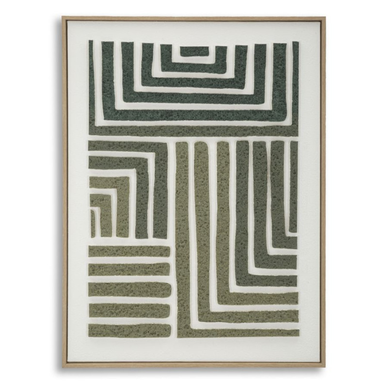 Peinture 3D sur toile encadrée B – Effet spectaculaire et moderne (60 x 2,9 x 80 cm)