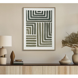 Pittura 3D su tela incorniciata B – Effetto spettacolare e moderno (60 x 2,9 x 80 cm)