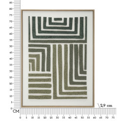 Pintura 3D sobre lienzo enmarcado B – Efecto espectacular y moderno (60 x 2,9 x 80 cm)