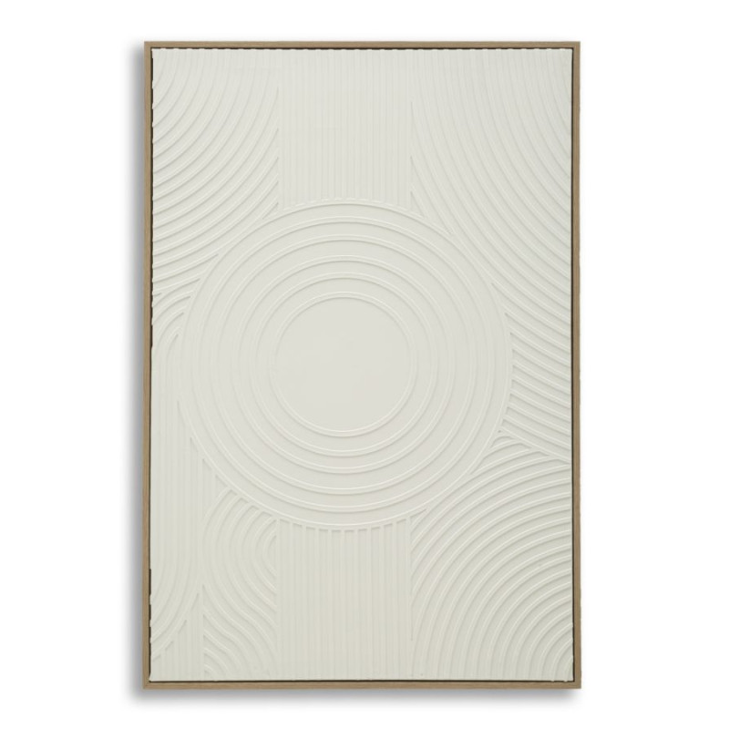 Peinture sur toile Simplicité A – Sobriété et finesse XXL (80 x 3,8 x 120 cm)