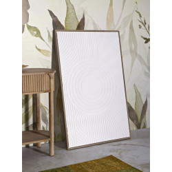 Peinture sur toile Simplicité A – Sobriété et finesse XXL (80 x 3,8 x 120 cm)