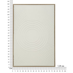 Pintura em tela Simplicidade A – Sobriedade e finura XXL (80 x 3,8 x 120 cm)