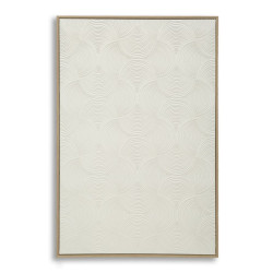 Corniche dorée peinte sur toile H – Luxe et raffinement décoratif (50 x 3 x 70 cm)