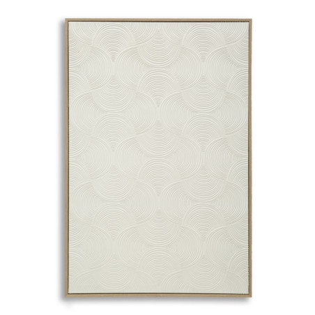 Cornija Dourada Pintada em Tela H – Luxo e Requinte Decorativo (50 x 3 x 70 cm)