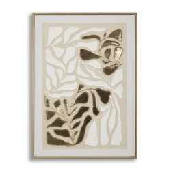 Impressão em tela acrílica lacada A – Modernidade e estilo contemporâneo (60 x 3,3 x 80 cm)