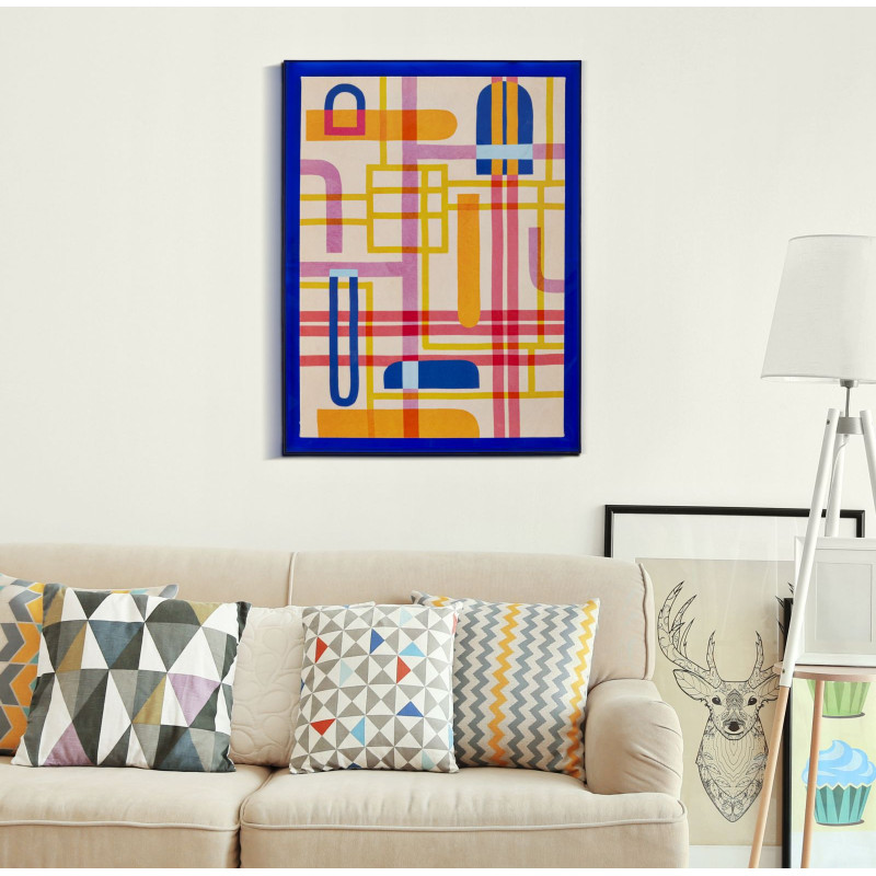 Impressão em Tela Picassiy H – Arte Moderna e Dinamismo (50 x 3,3 x 70 cm)