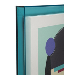 Impressão em tela Pop Art H – Explosão de cores e energia (50 x 3,3 x 70 cm)